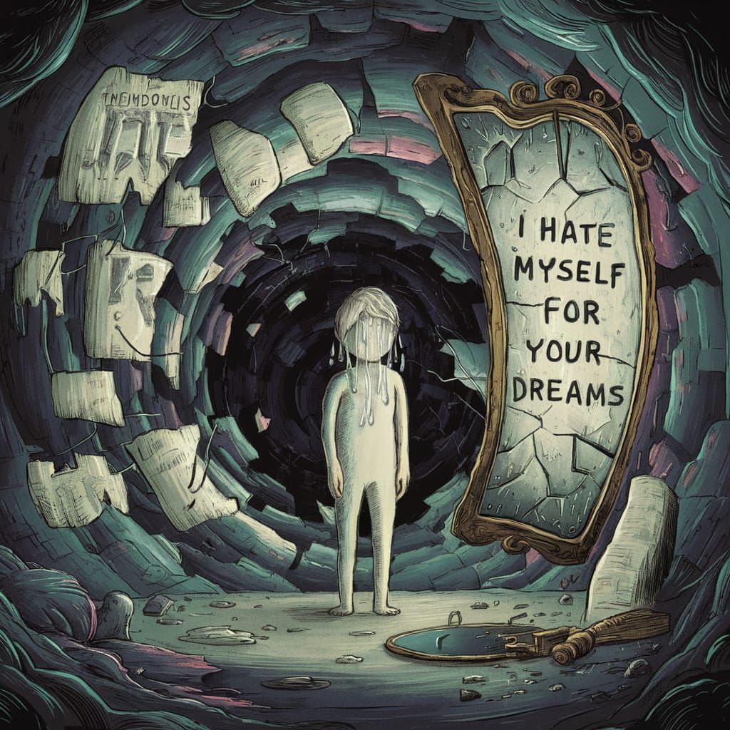 Poignant Dreamscape of Self-Loathing and Aspirations