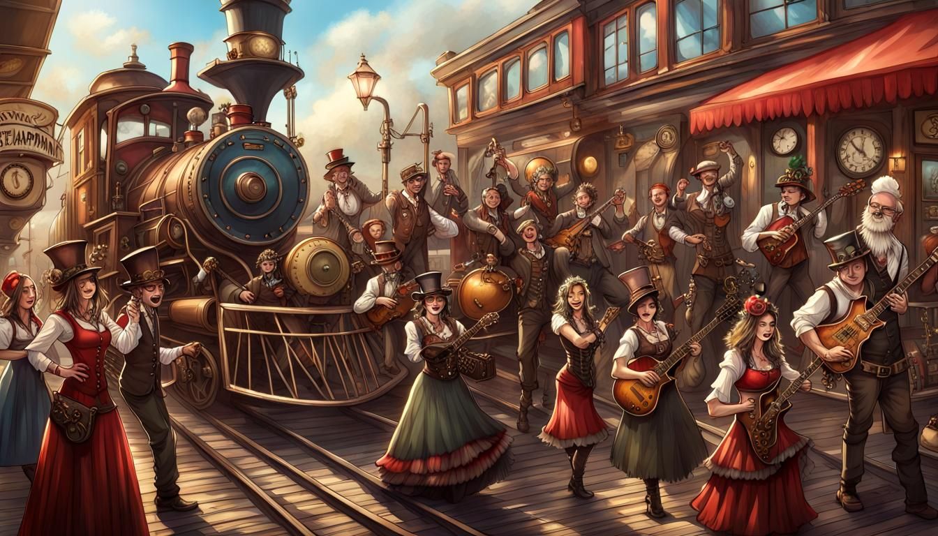 Steampunk Santa's Heavy Metal North Pole Festival