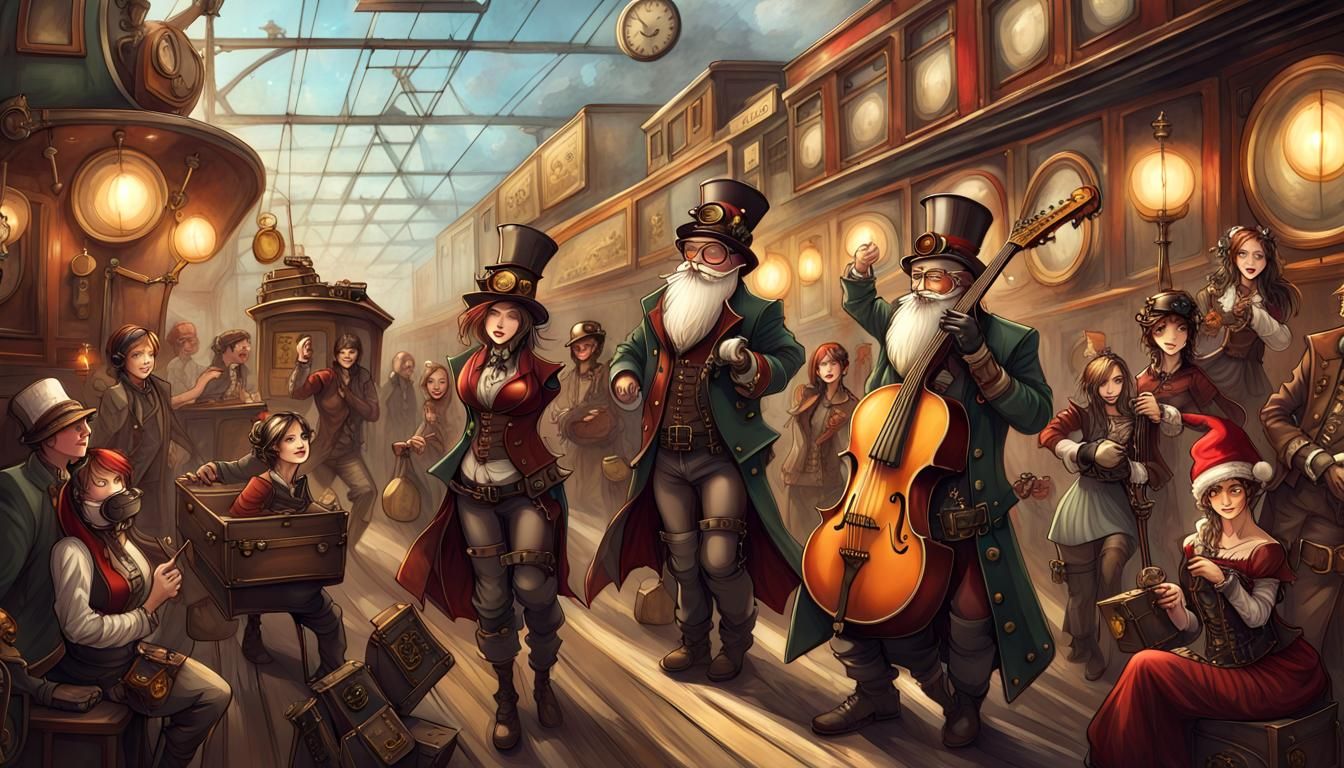 Steampunk Santa's Heavy Metal North Pole Festival