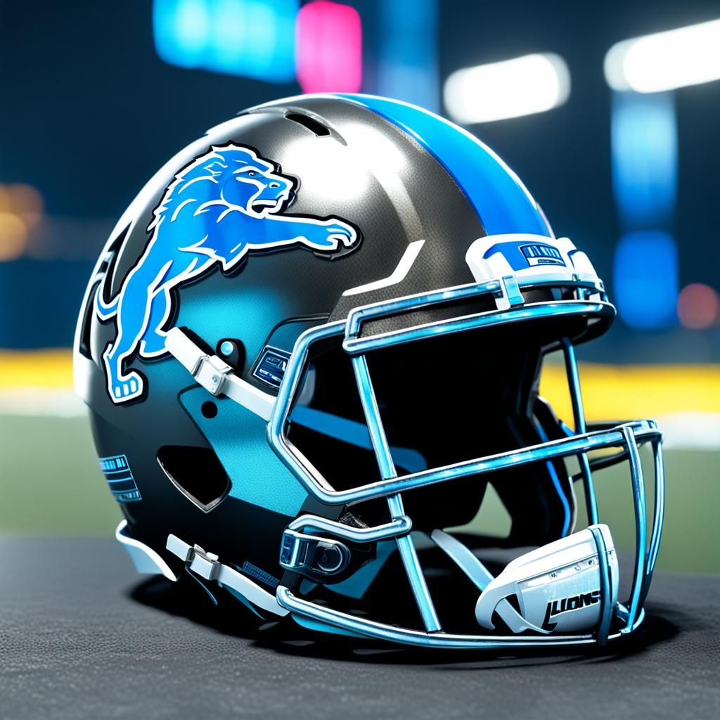 Detroit Lions Football Helmet