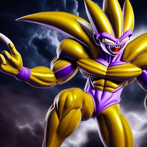 Frieza Venom Fusion: Hyperdetailed Cosmic Power