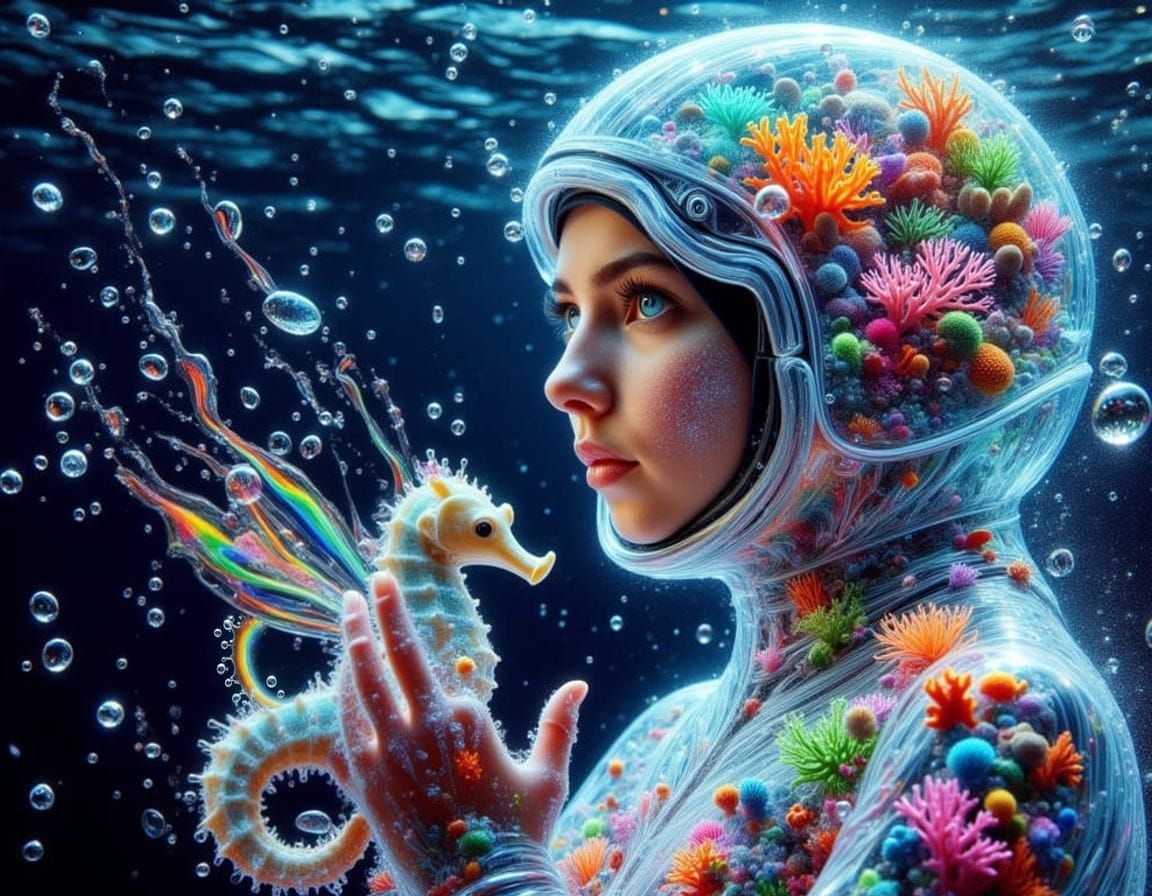 Diver in an Oceanic Dream