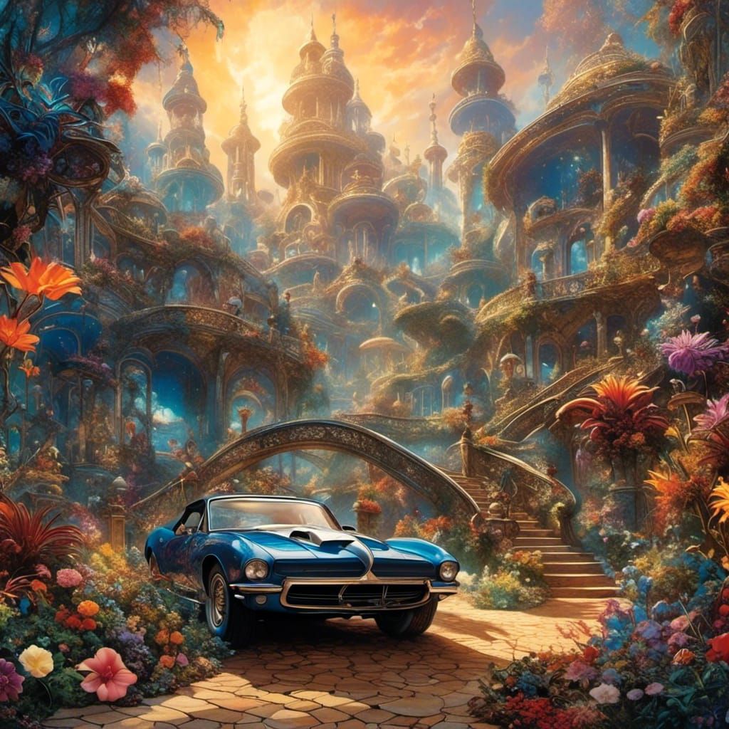 Spectacular AI-Generated Image from Simple Prompt