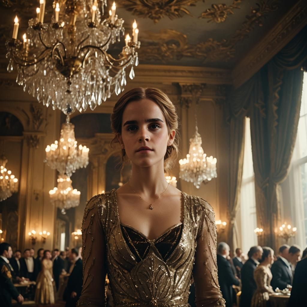 Emma Watson in Ballroom, Cinematic Film Still