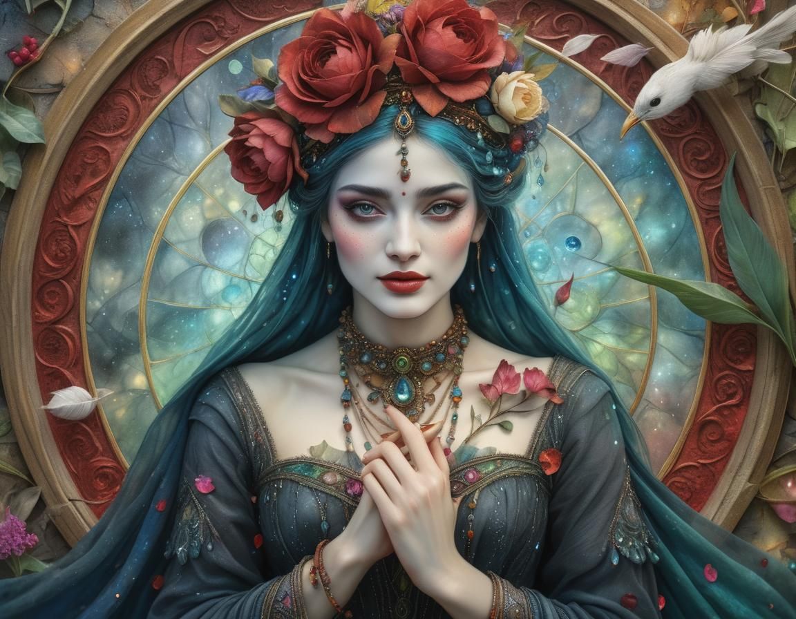 Fantasy Portrait in Ultra-Realistic Digital Art Style