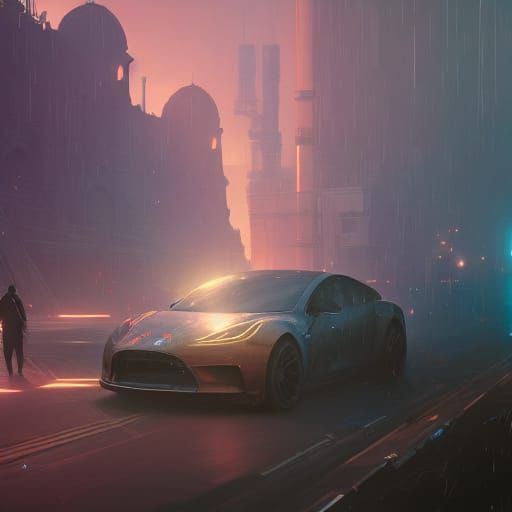 Elon Musk Portrait in Hyperdetailed Digital Art