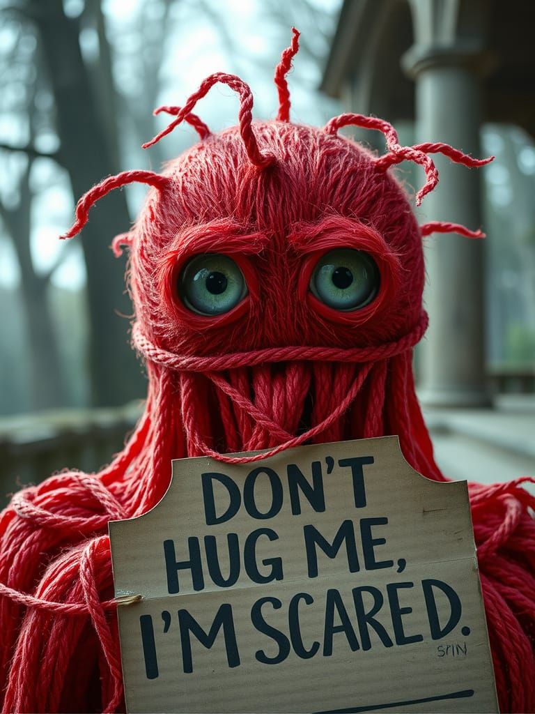 Dreamlike Spaghetti Monster with Medieval Fantasy Aura