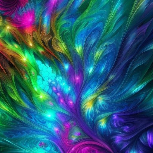 Beautiful Fractal Art with Pi and Phi in 4K 3D