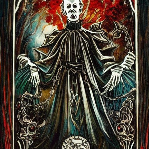 Tzimisce Vampire Portrait in Gothic Art Style