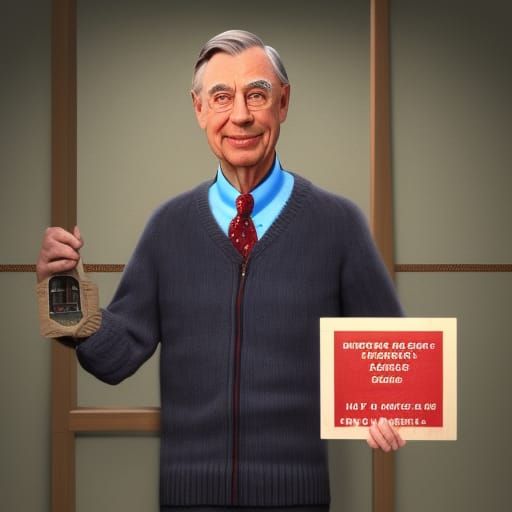 Mr. Rogers' Mugshot: Detailed Matte Painting