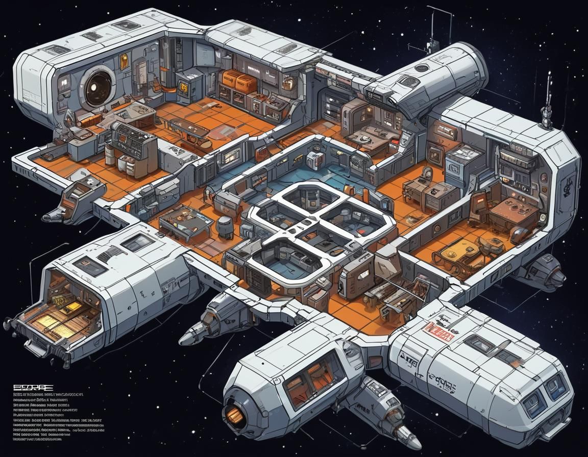 The Black Nero: Starfinder Ship