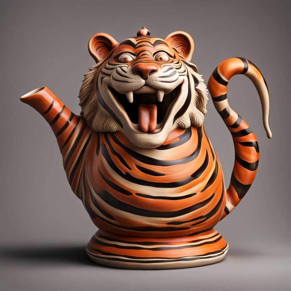 Tiger-pot