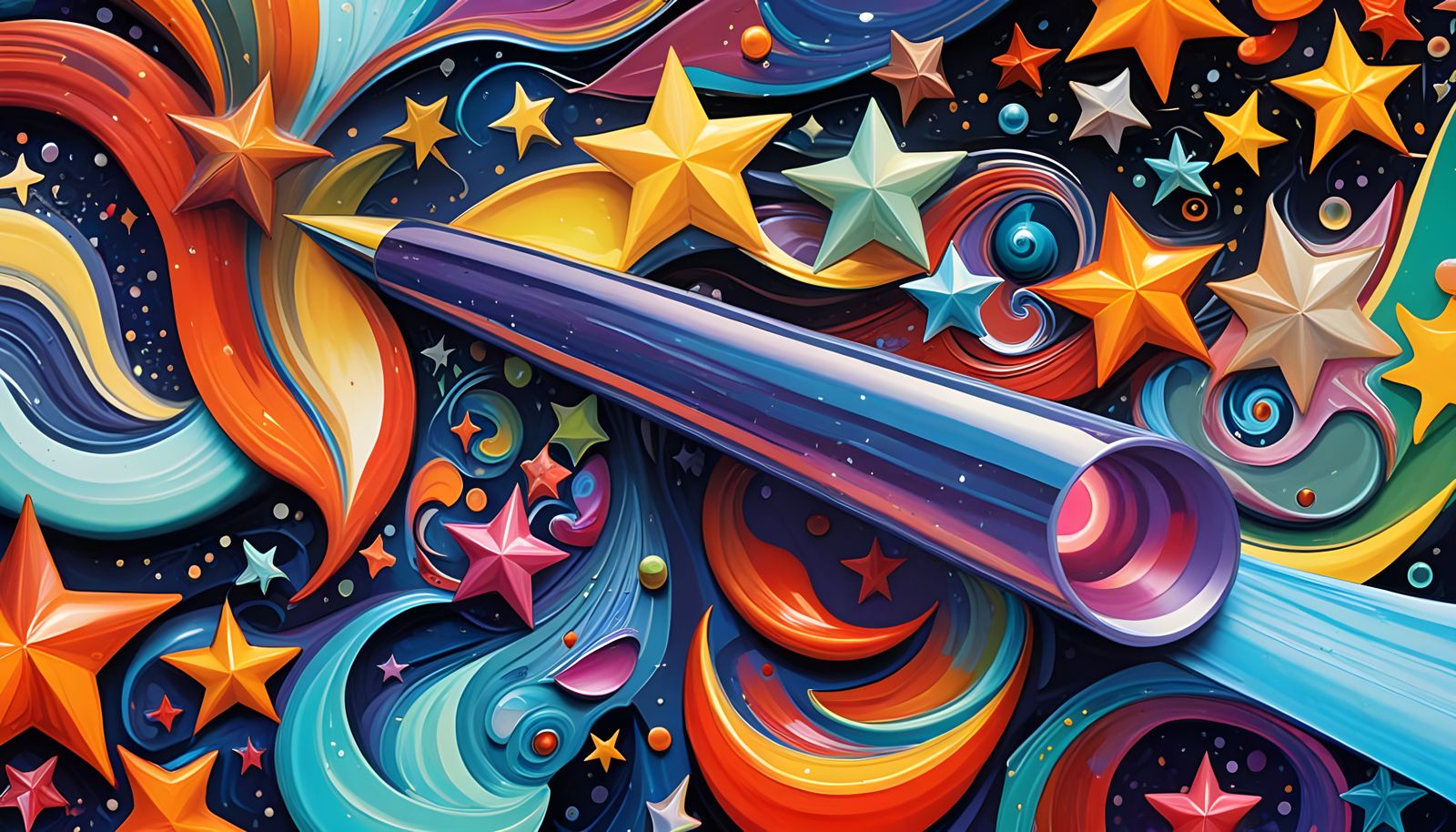 Cosmic Cylinder in Radiant Orbit