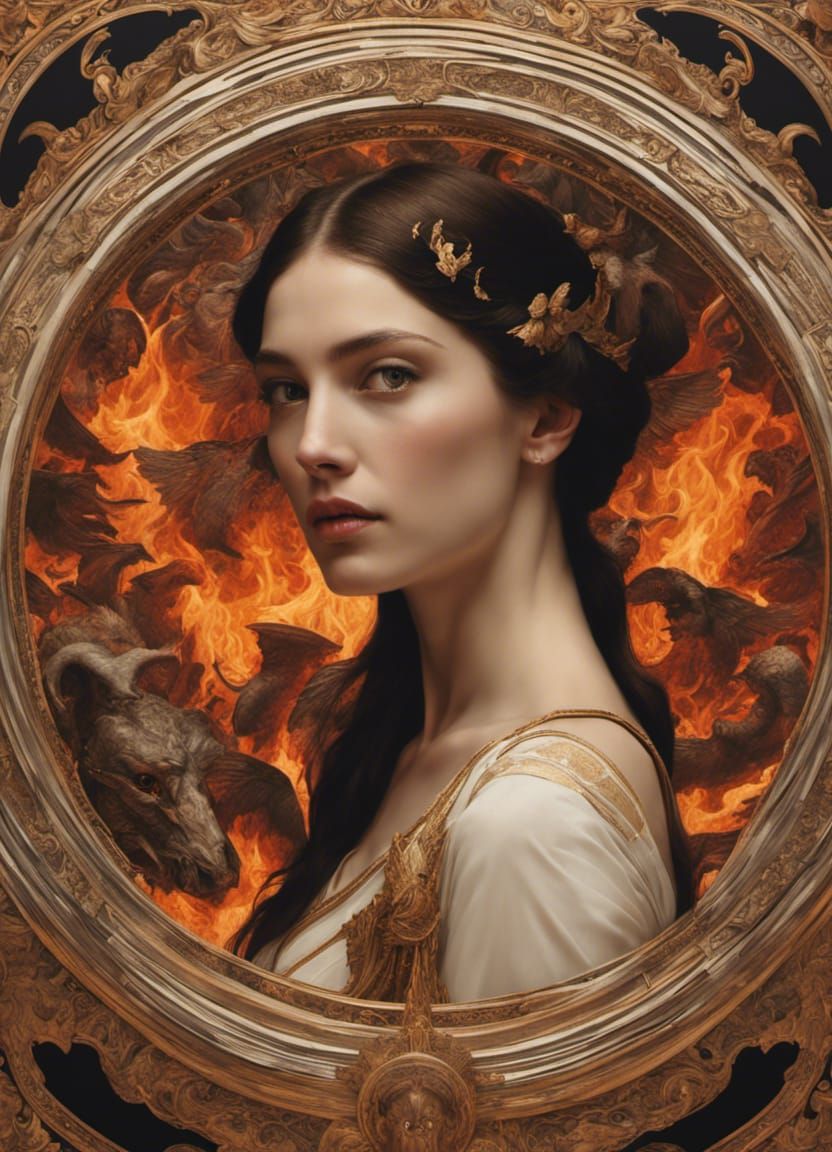 Persephone in Hades: A Digital Masterpiece