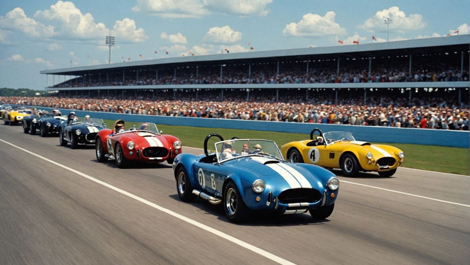 Shelby Cobra Races at Daytona in the 1960s