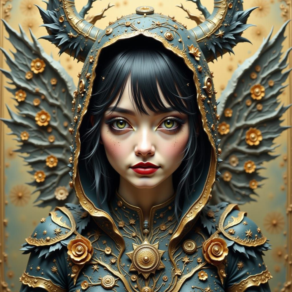 Abstract Neon Bioflux Design with Vibrant Colors