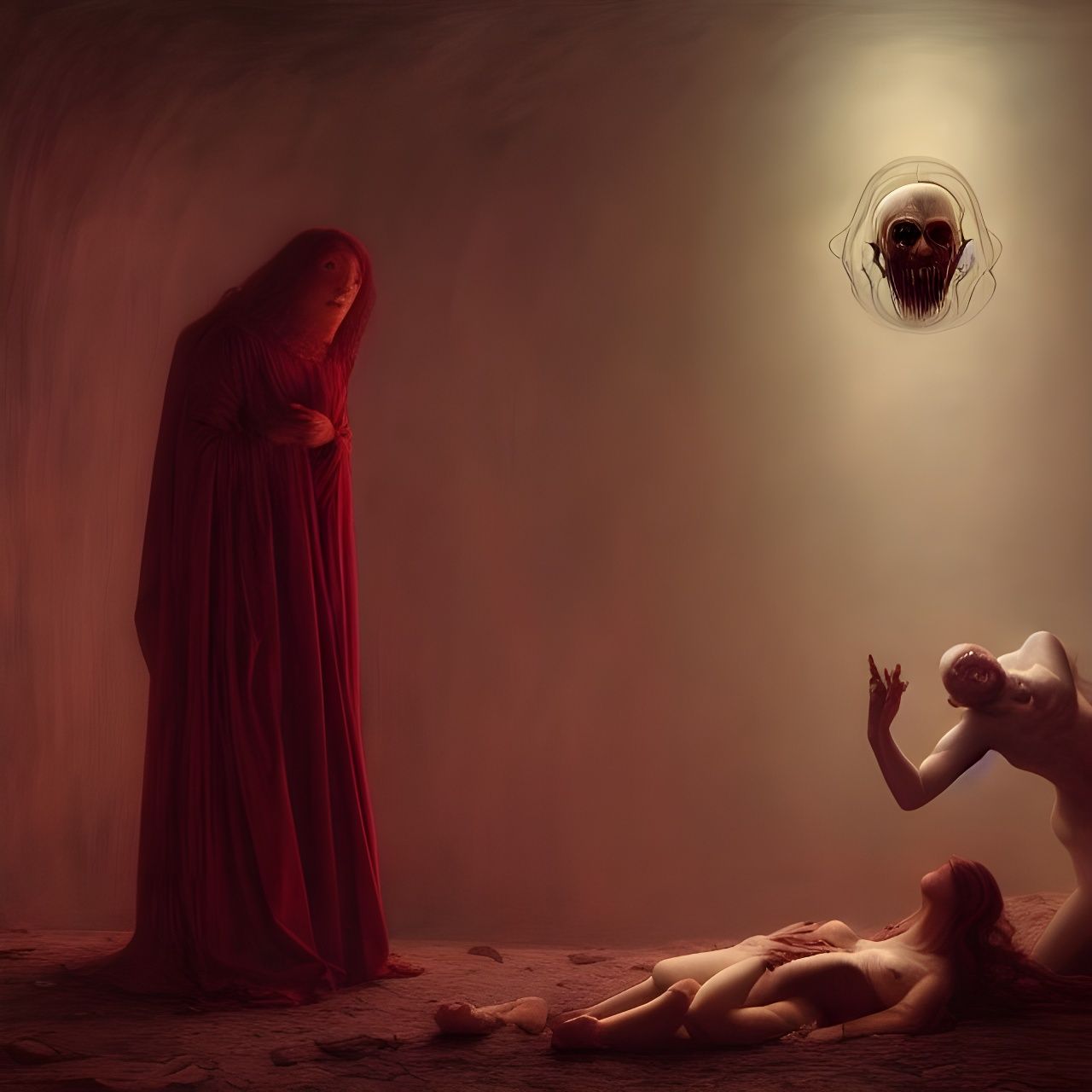 Surreal Horror in Renaissance Style