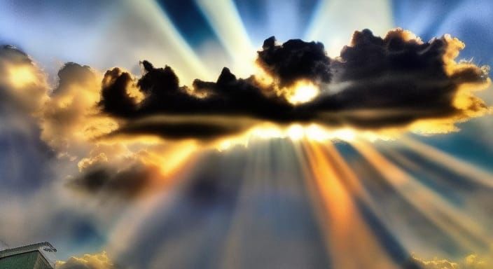 Dragon Cloud Formation with Aurora Borealis