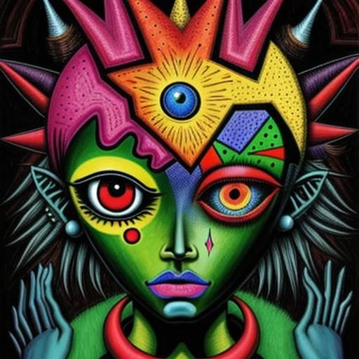 Colorful Surrealism: An Abstract Representation of Hopelessn...