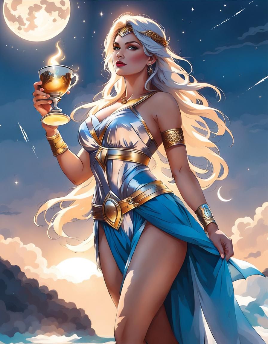 Greek Moon Goddess of Wilderness and Cancer