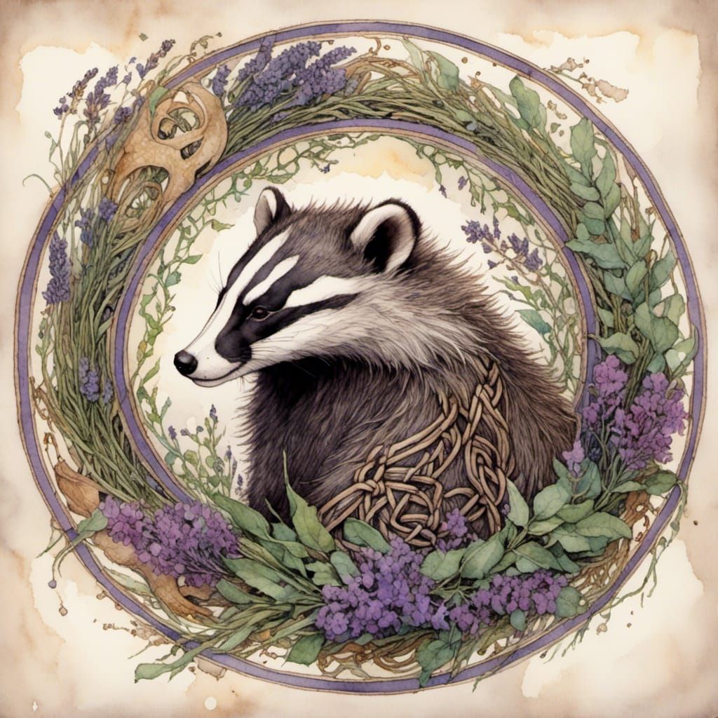 Badger Celtic Knotwork