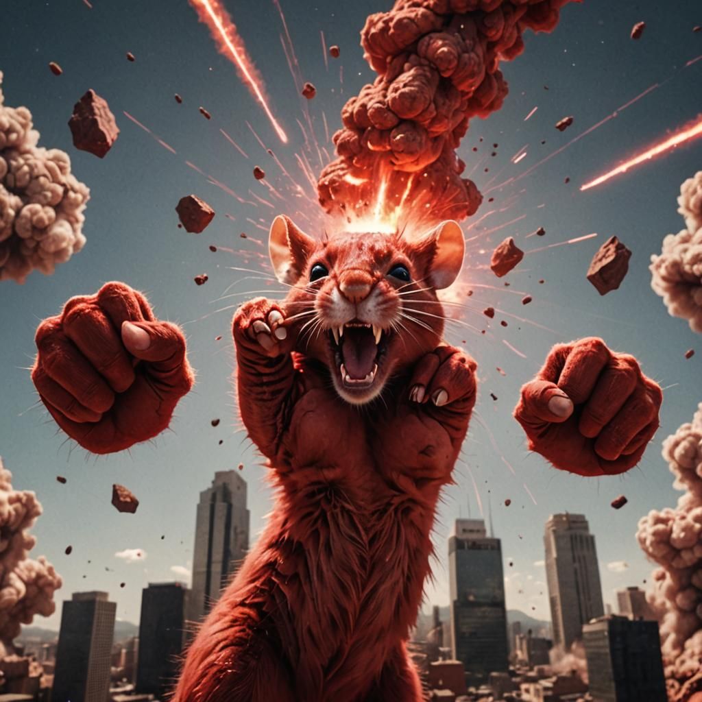 Furious Mice Celebrate Earth's Destruction by Meteor