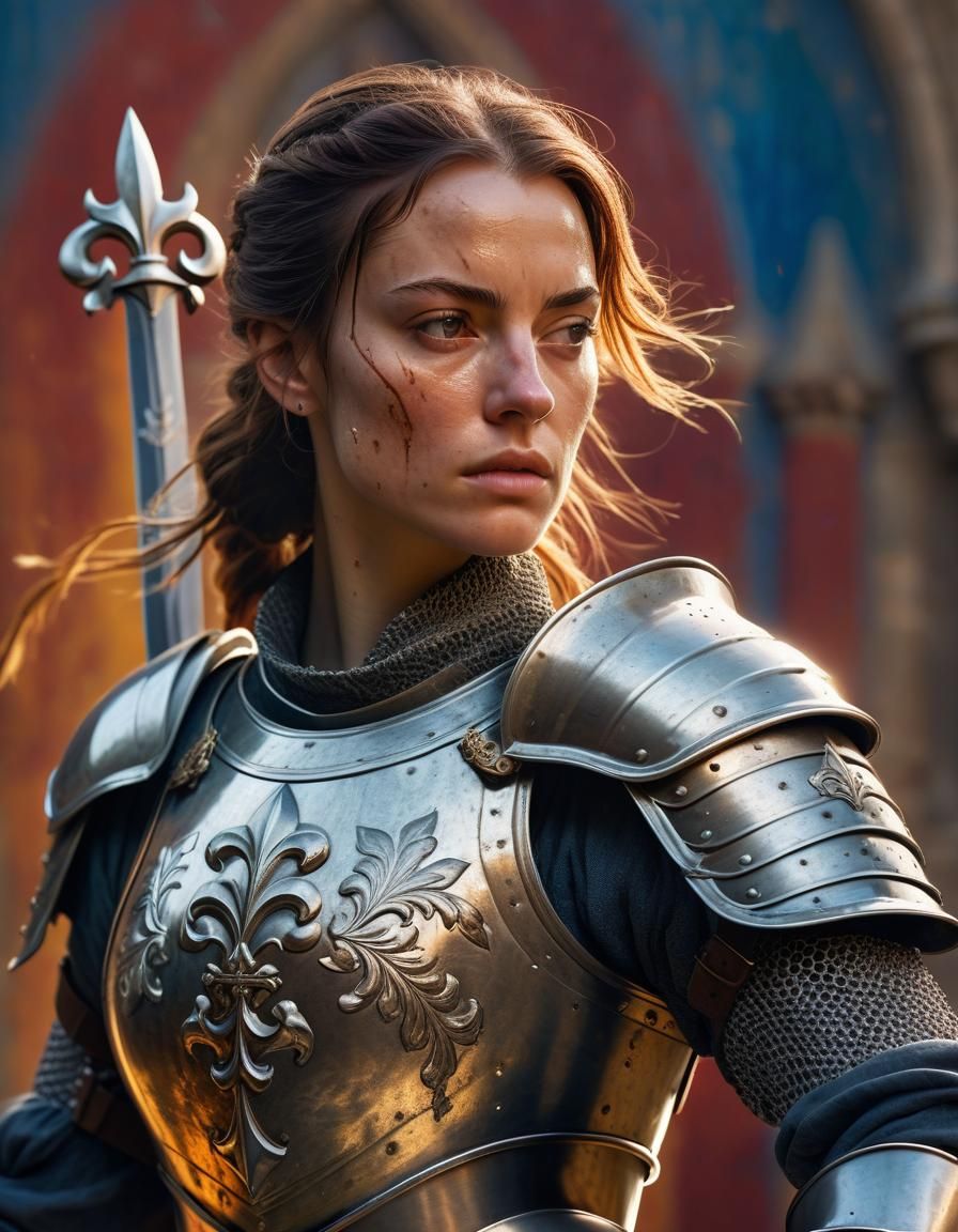 Joan of Arc in Shining Armor