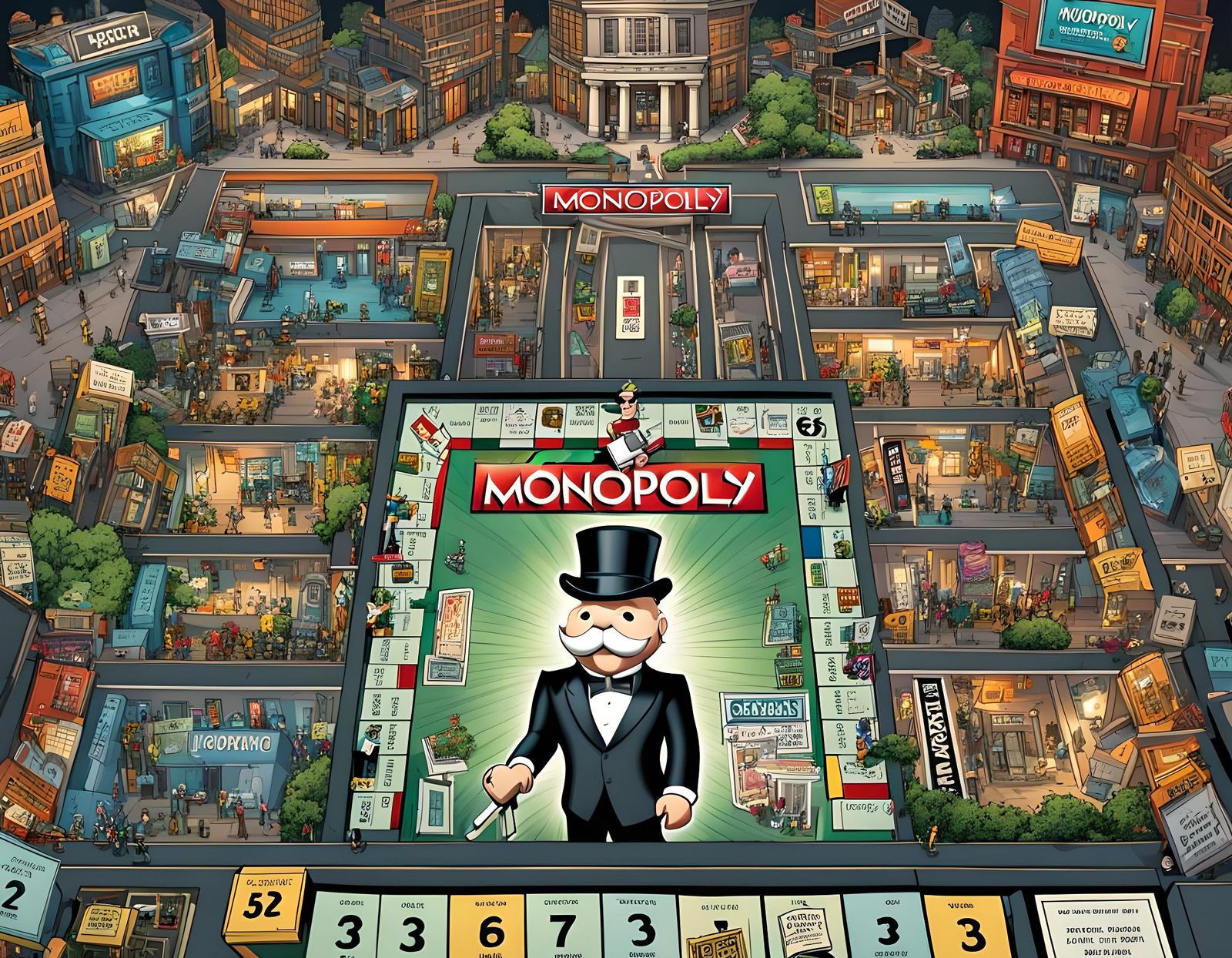 Monopoly World: Houses, Hotels, and the Big Bank