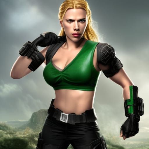 Sonya Blade Digital Art