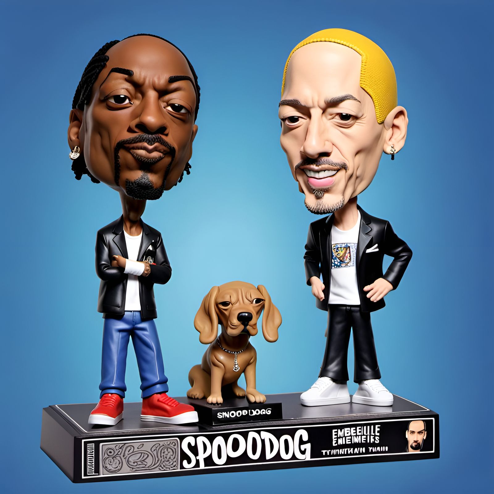 Playful Bobbleheads of Music Icons in 3D