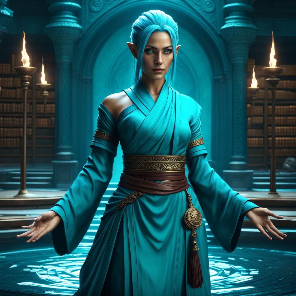 Monk Water Genasi Female #2