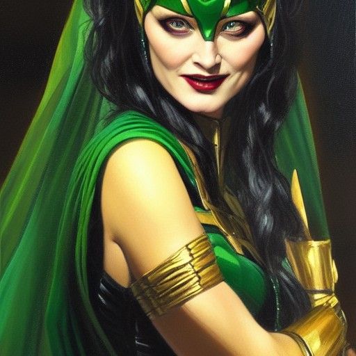 Lady Loki as Oil Painting