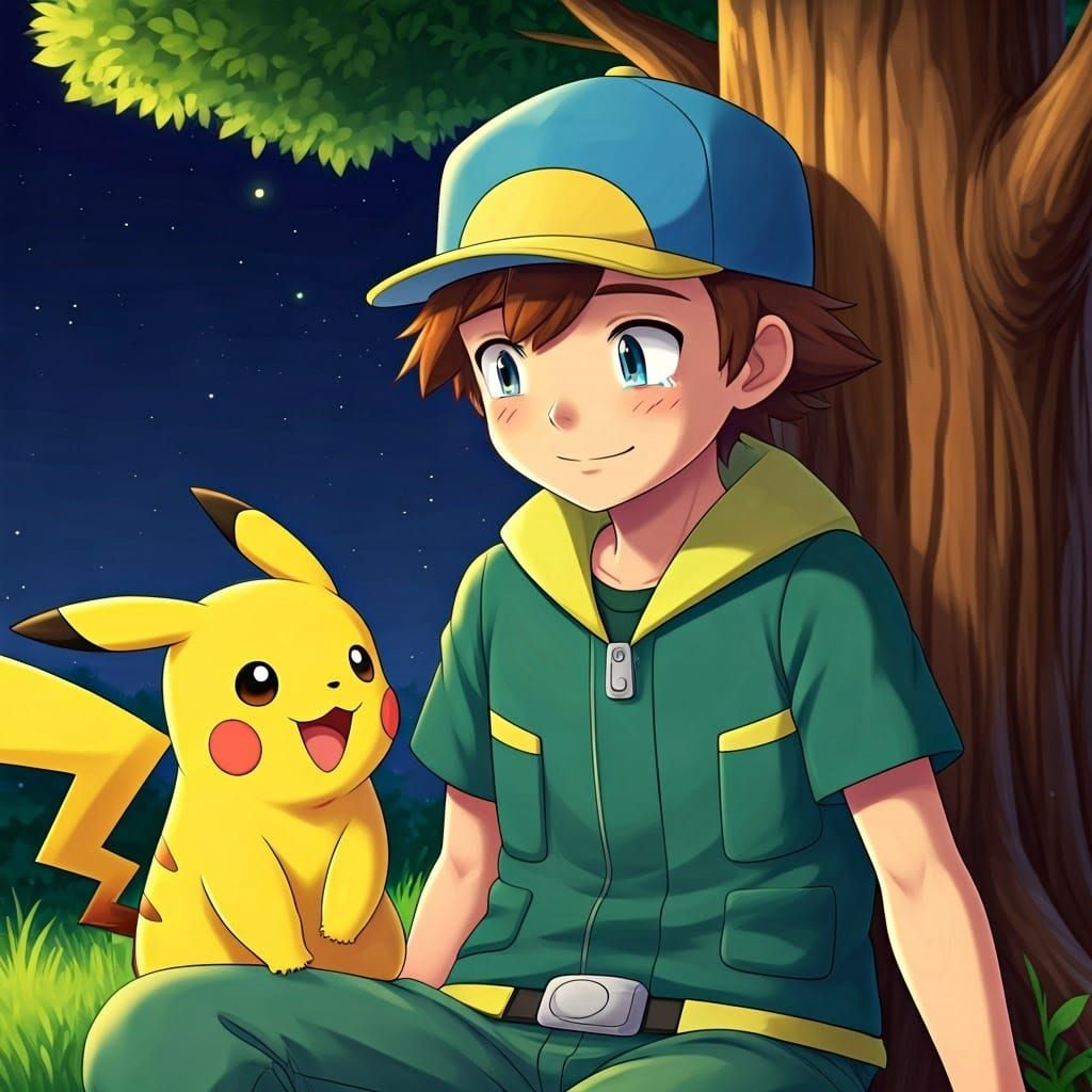 Joyful Moment of Friendship Between Ritchie and Sparky