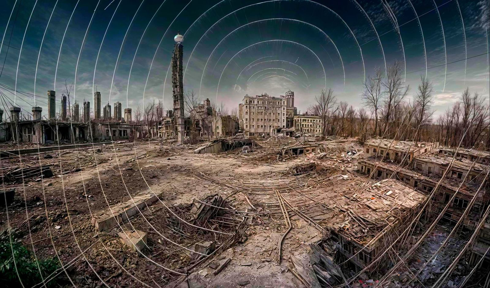 Gothic Soviet Metropolis Crumbles into Ruin