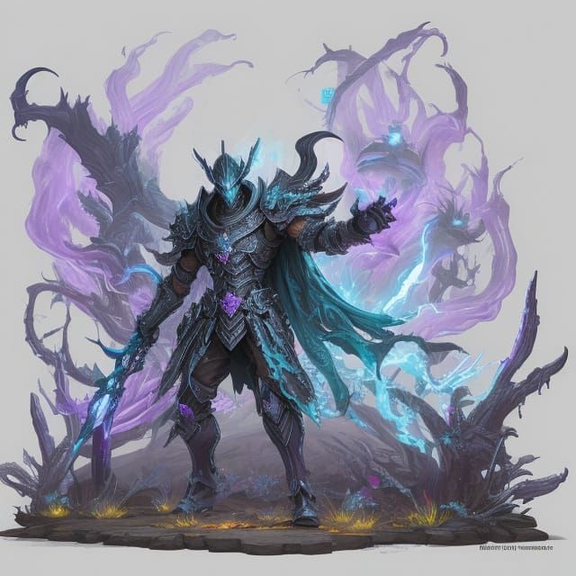 Warriors Clash with Mind Flayers in Mystical Underdark Caver...