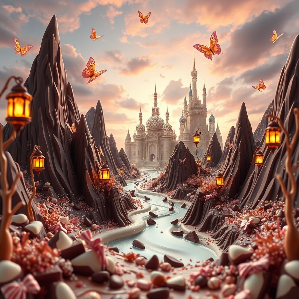 Chocolate Kingdom: A Surreal Fantasy Wonderland