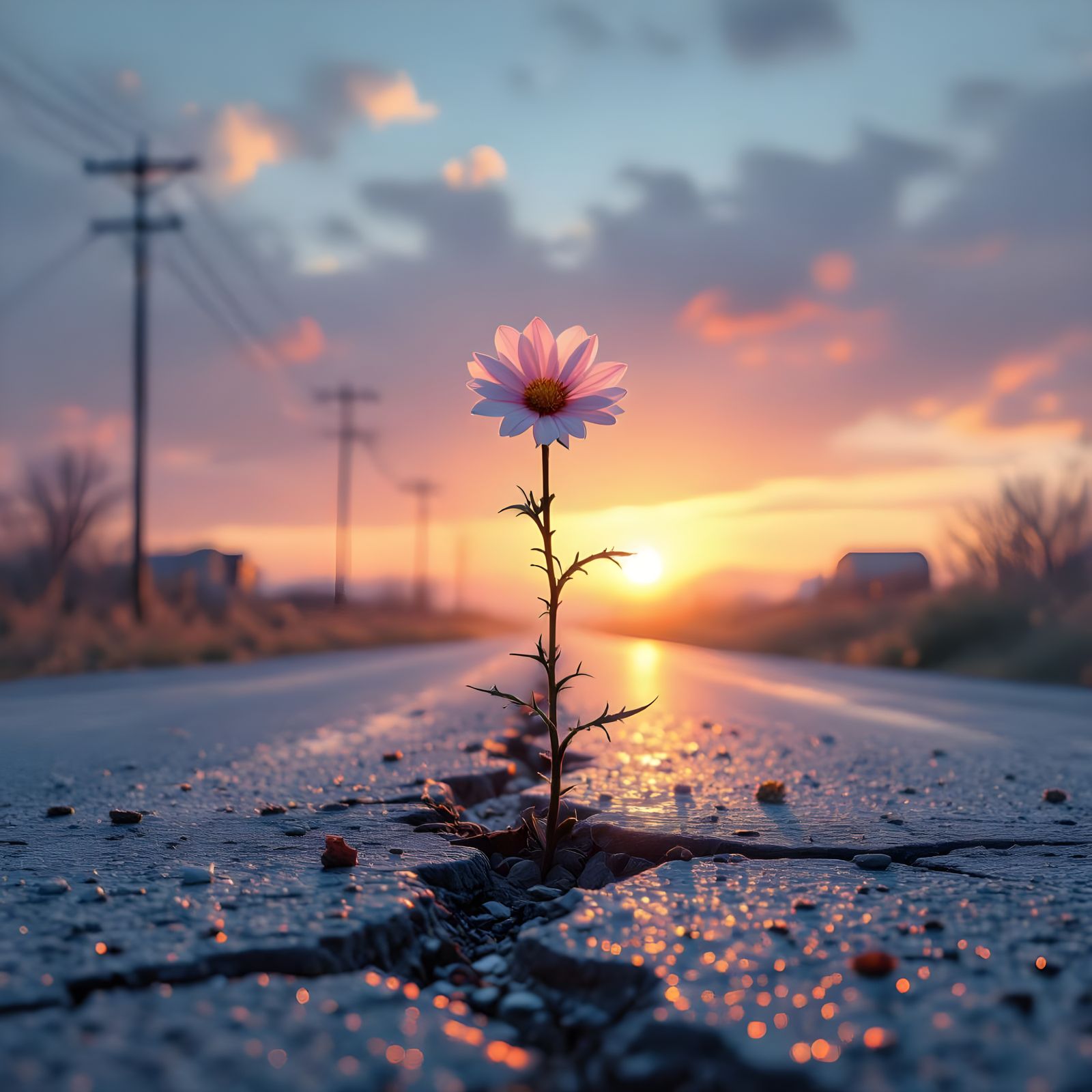 Resilient Bloom in Nuclear Winter: Hyperrealistic Art