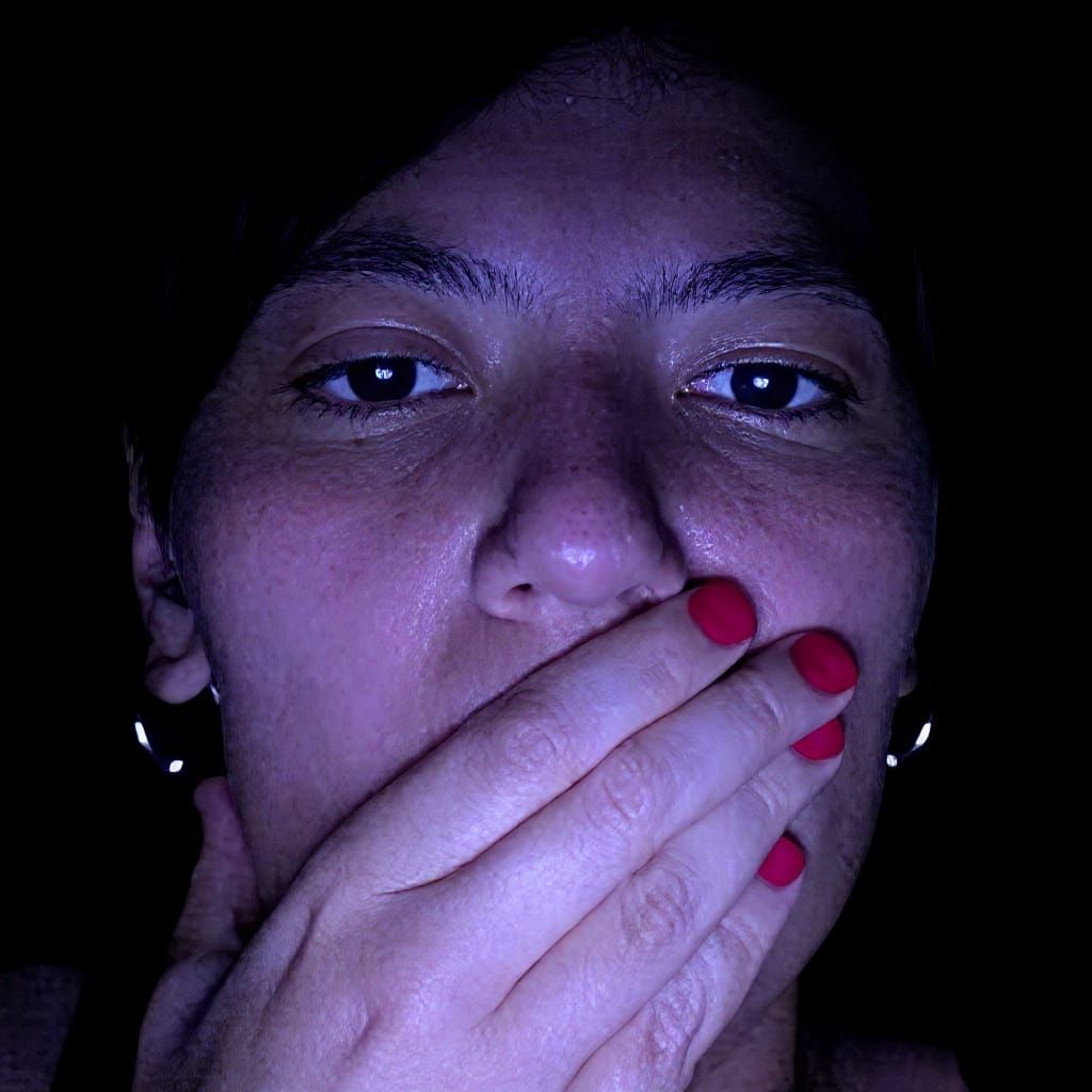 Almond Nails with Matte Dark Red Polish