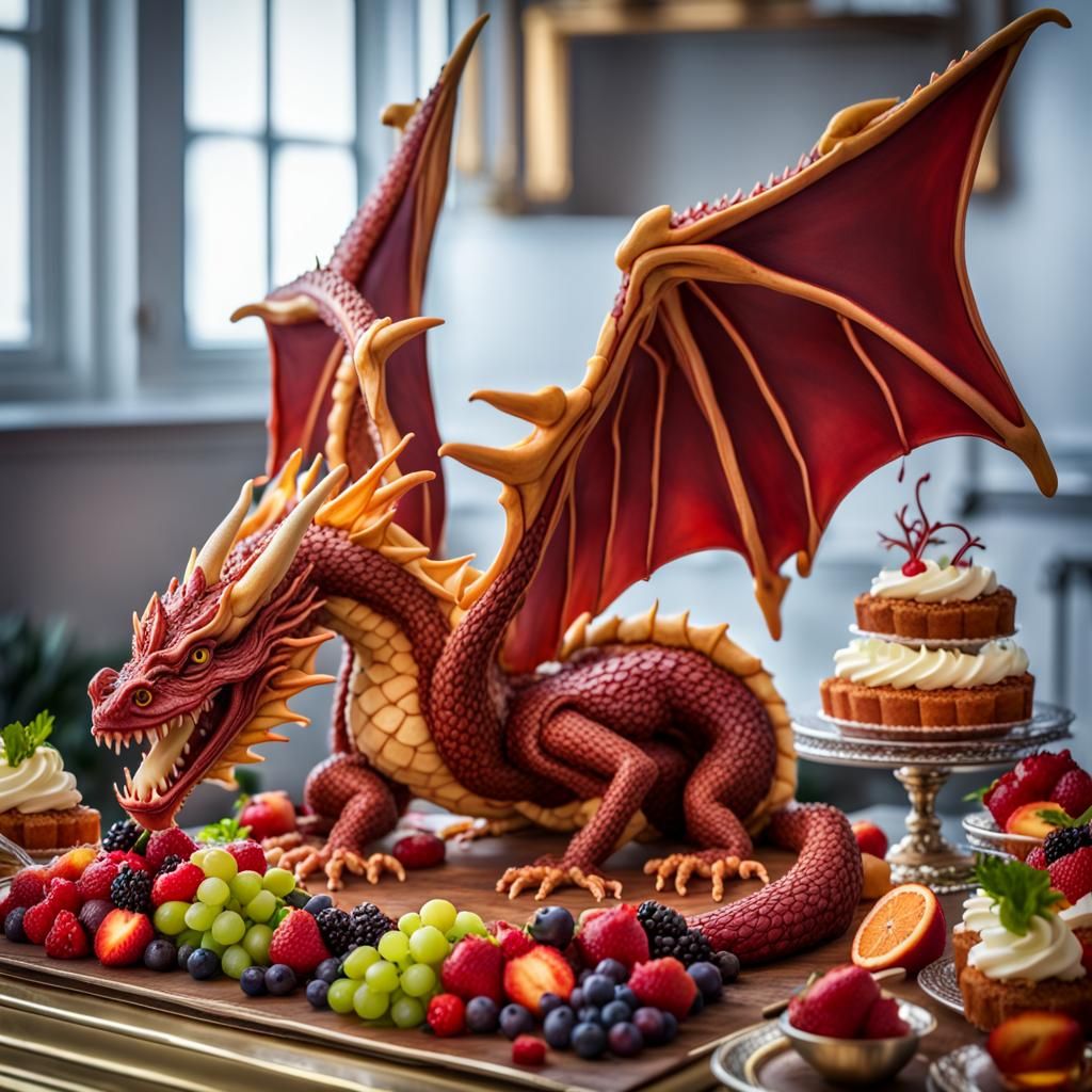 Dragon cake