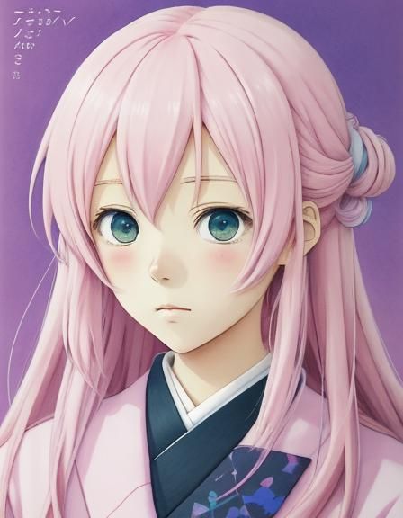 Pastel Color Palette in Anime Style