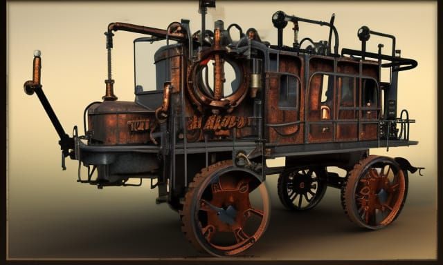 Ultra-Steampunk Behemoth in Hi-Res Metal