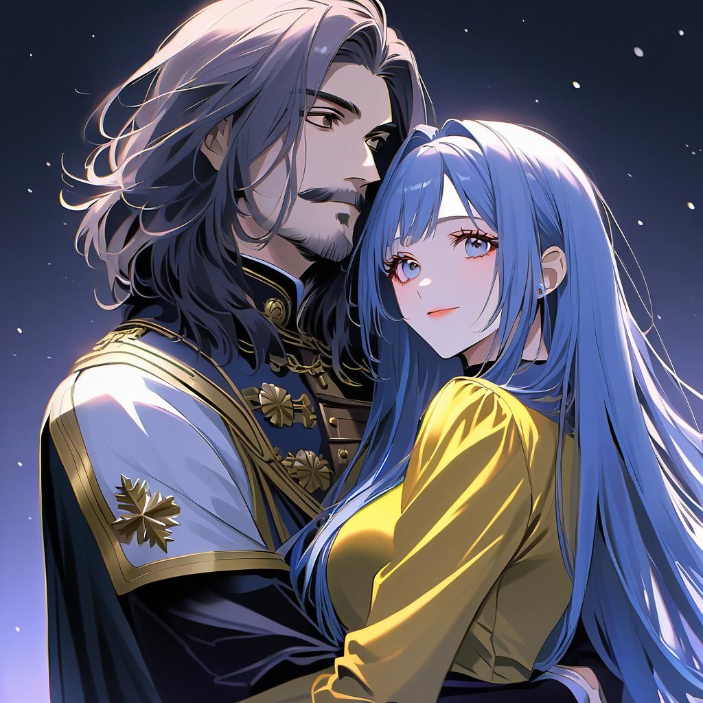 Peter the Great Embraces Eudoxia Lopukhina