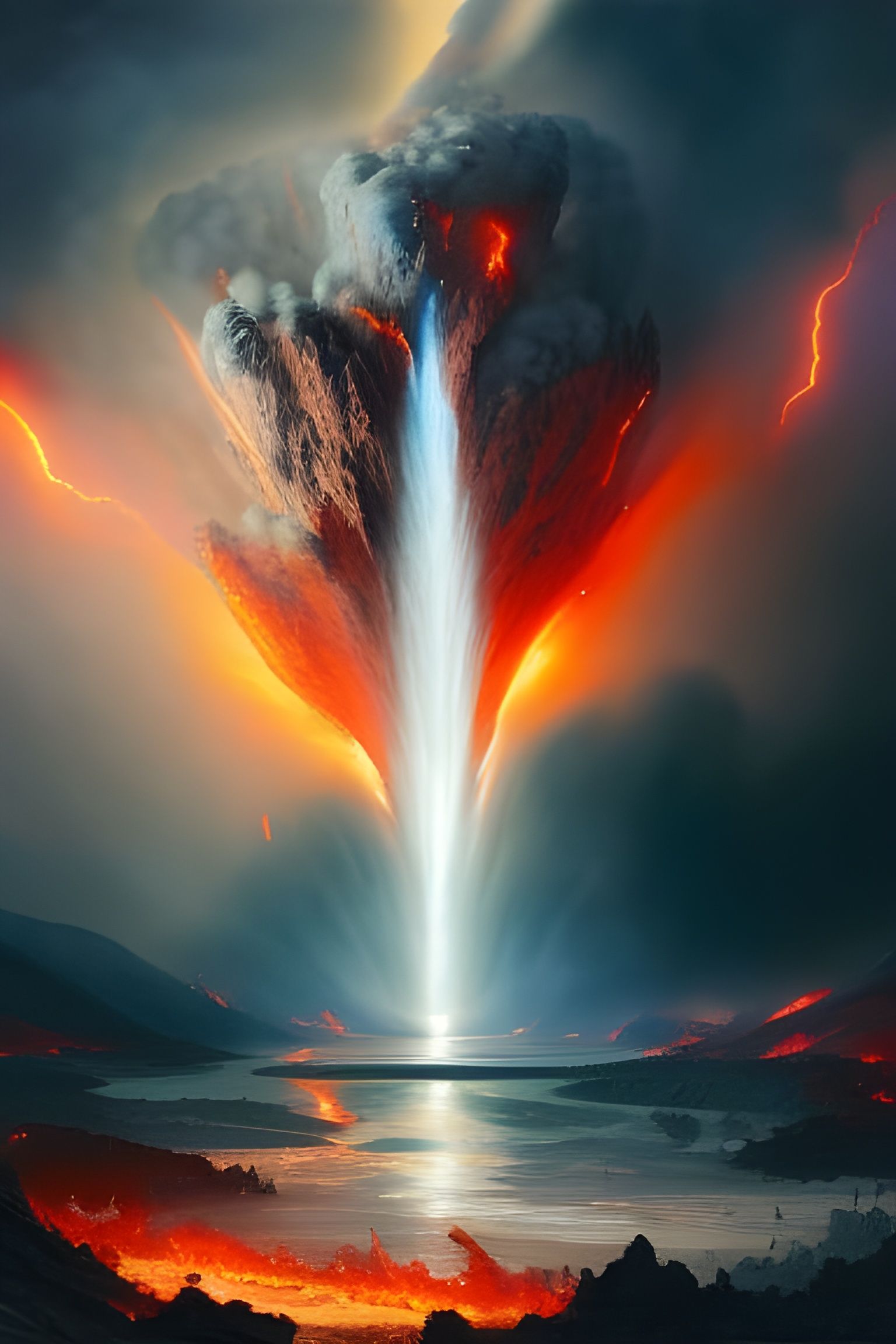 Volcanic Eruption: An Inferno in Hyper-Textured 3D