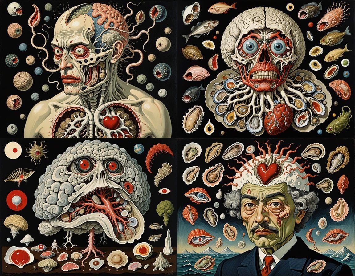 Ukiyo-e Horror: Mythical Mutant Anatomy
