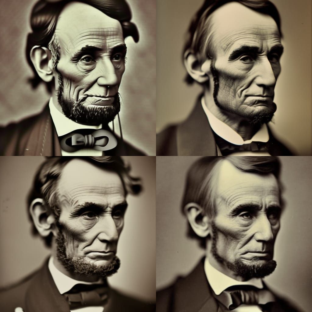 Abraham Lincoln in Pyrenees Mountain Town