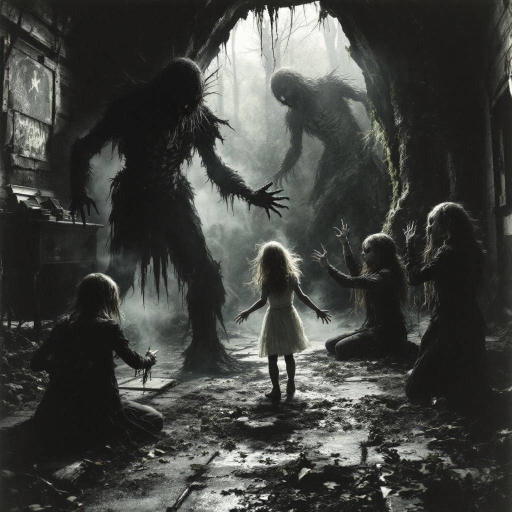 Blair Witch Necromantic Ritual in Evil Dead Cabin