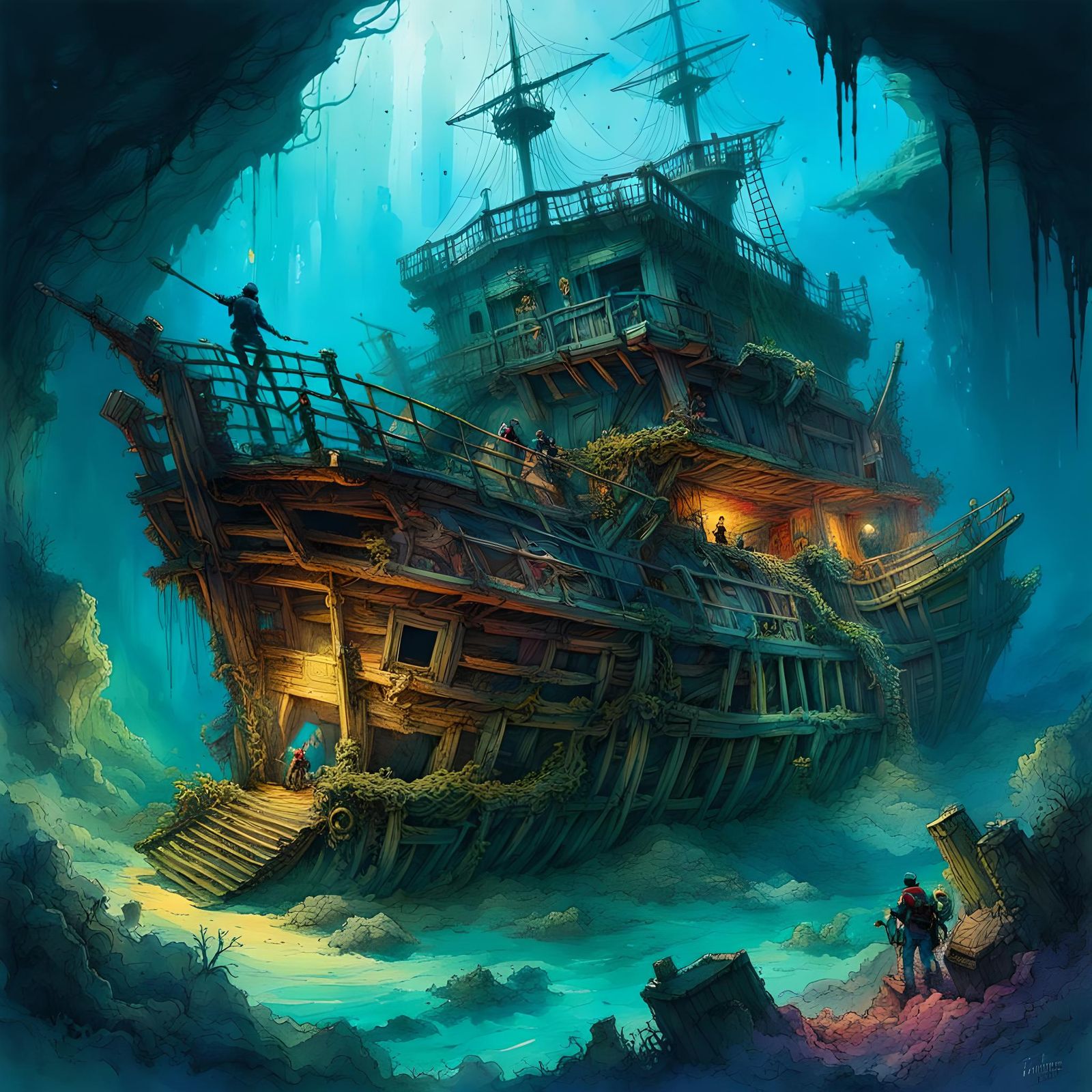 Divers Discover Sunken Pirate Shipwreck with Treasure