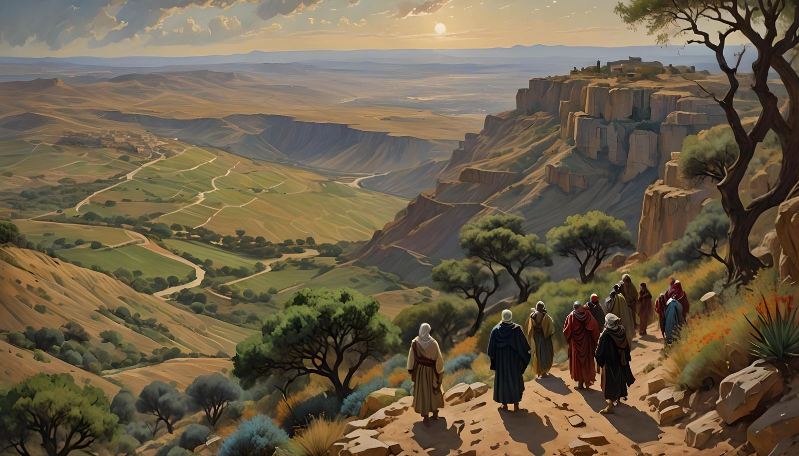 Ancient Israelites Gaze Upon Promised Land