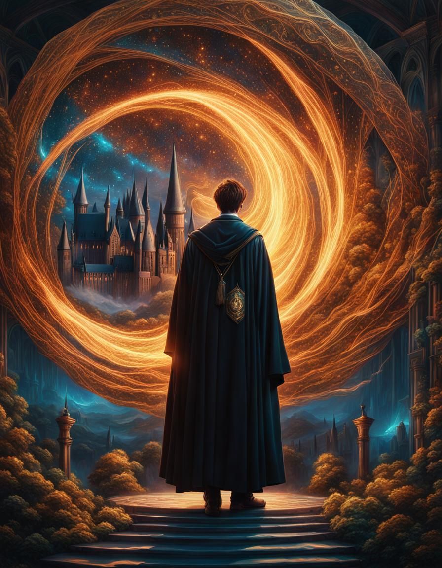 Magical Embroidery of Harry Potter in Hyperrealism