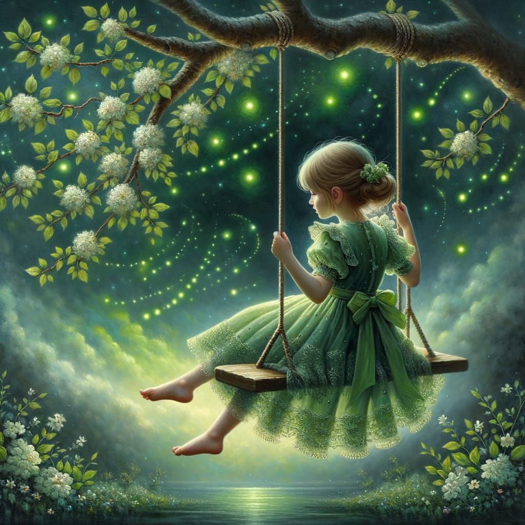 Swaying in the moonlight